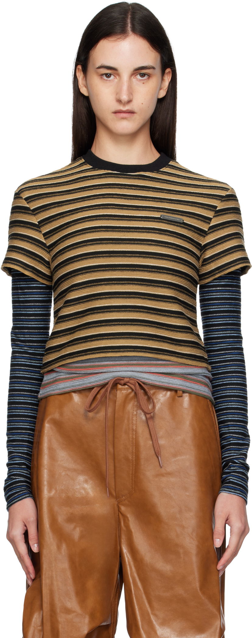 Majica Andersson Bell Andersson Bell Striped Long Sleeve T-Shirt Večbarvna | atb1353w