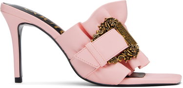 Nega čevljev Versace Versace Jeans Couture Baroque Buckle Emily Mules Roza | E78VA3S70_E71570, 0