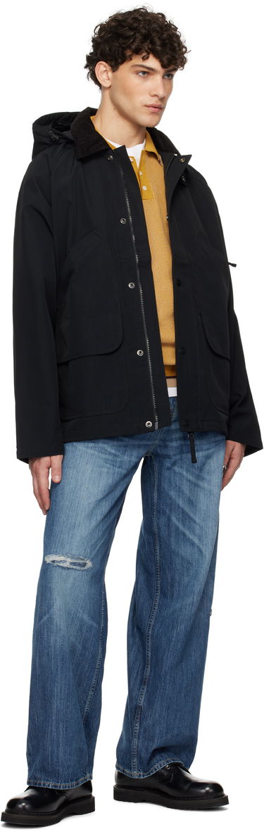 Parka Carhartt WIP Black Hooded Work Jacket Črna | I033871, 4