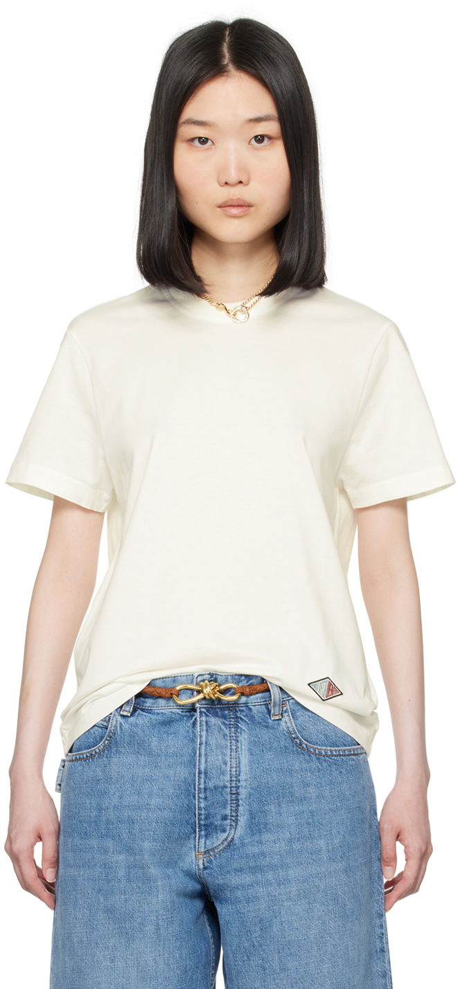 Majica Bottega Veneta T-Shirt Light Bela | 796156 V4DE0
