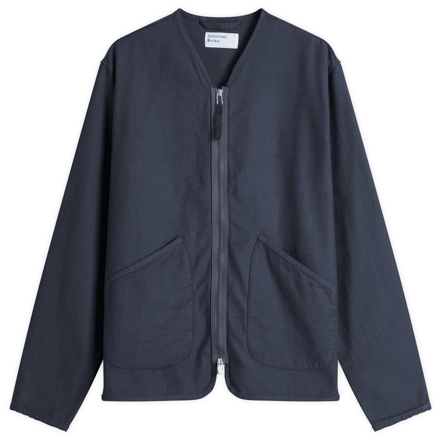 Jakna Universal Works Slub Sateen Zip Liner Jacket, Size Large Mornarica | 32710-NVY, 1