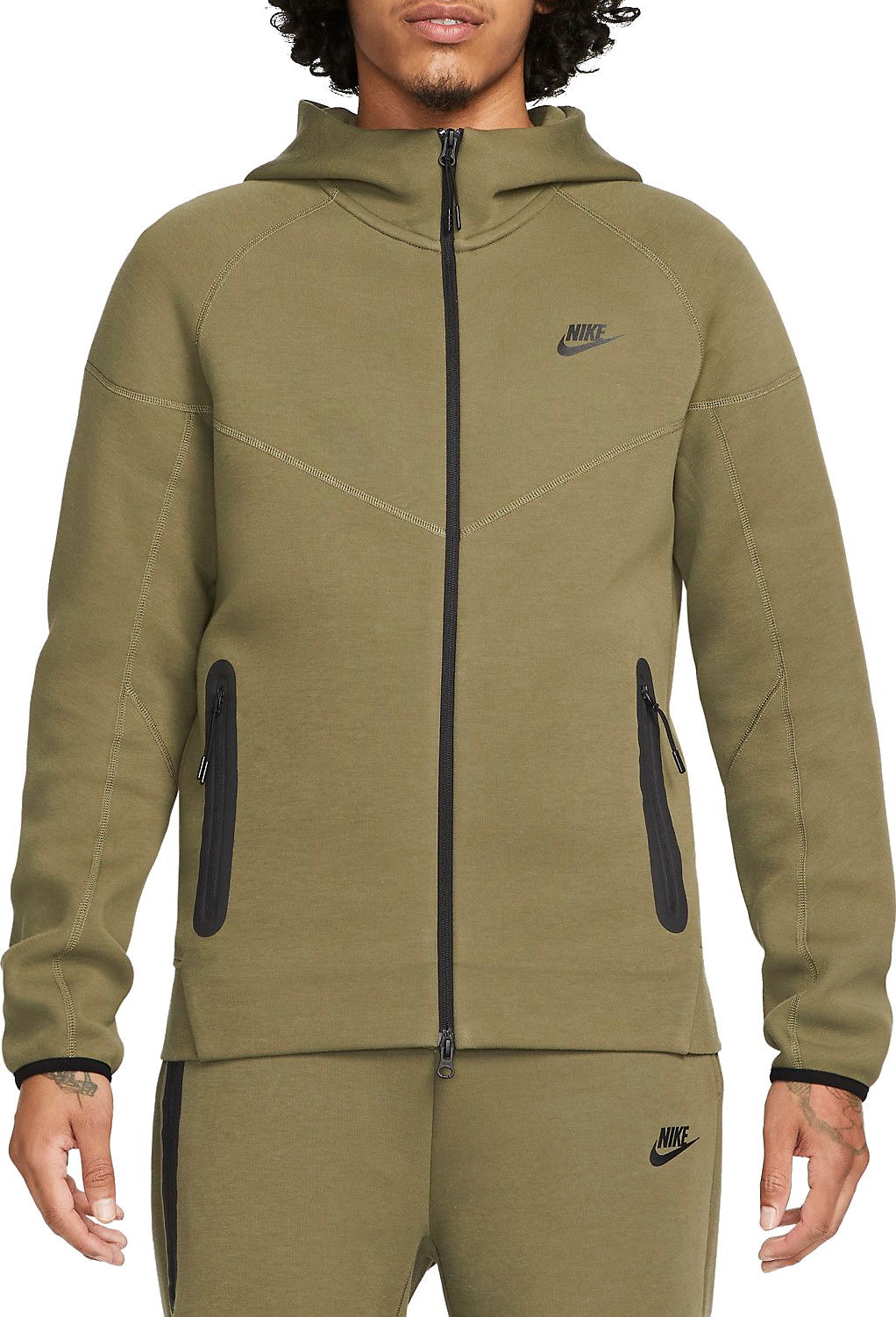 Pulover Nike Tech Fleece Windrunner Rjava | fb7921-222, 0