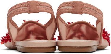 Modni dodatki Dries Van Noten Dries Van Noten Slingback Embellished Mesh Flats Roza | WS251-1617-803, 1