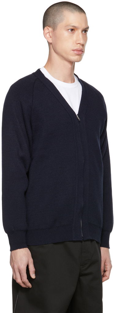 Pleteni pulover Comme des Garçons Homme Deux Lochaven of Scotland Zip Cardigan Črna | DH-N504-051, 4
