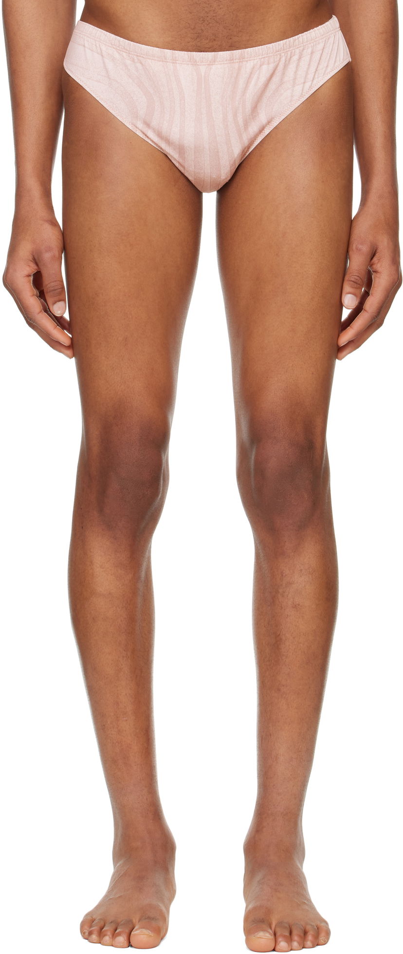 Kopalke Jean Paul Gaultier Jean Paul Gaultier 'The Spirale' Swim Briefs Roza | 25/34-H-SV060-J587-2026