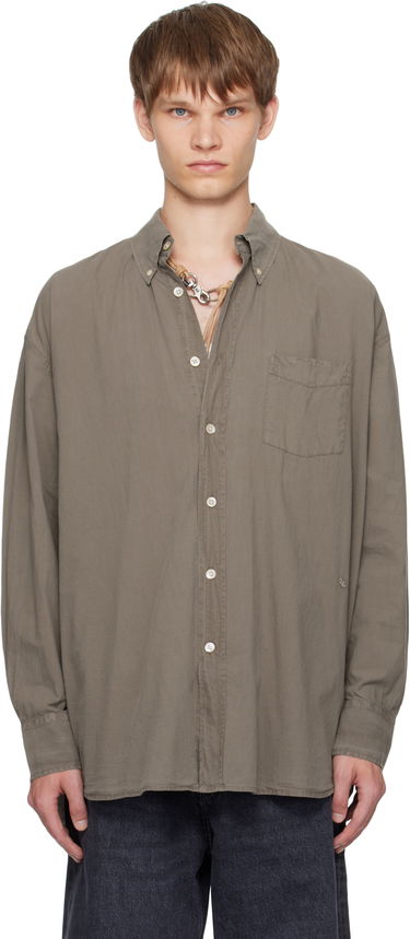 Srajce OUR LEGACY Our Legacy Borrowed Button-Down Shirt Zelena | M4252BC, 0