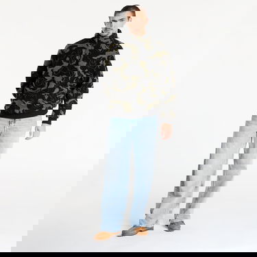 Pulover Urban Classics Oversized Pattern Teddy Troyer Sweatshirt Večbarvna | TB8024-21221, 3