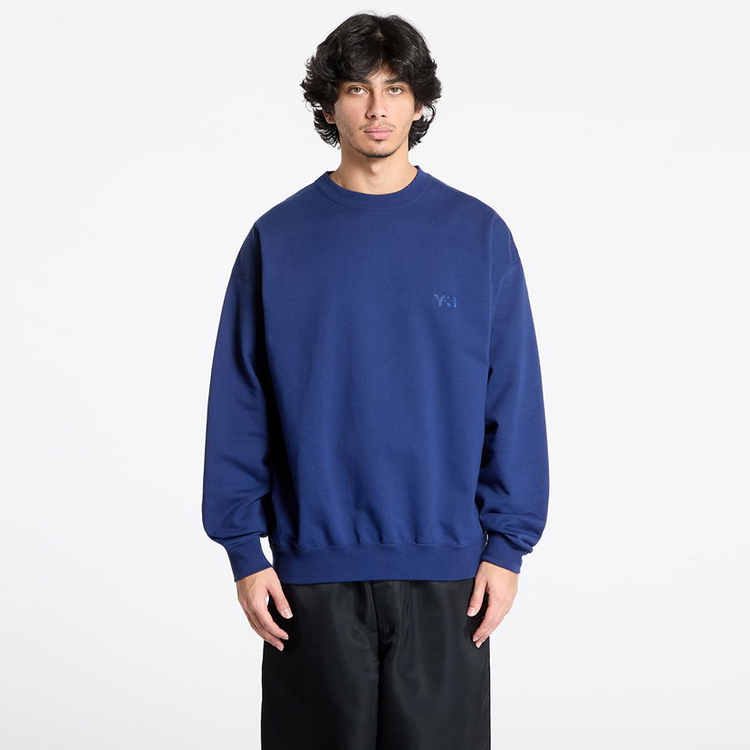 Pulover Y-3 Y-3 French Terry Crew Sweatshirt Modra | JM7867