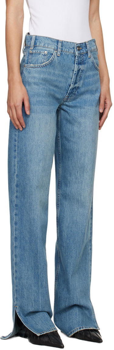 Kavbojke Anine Bing Anine Bing Roy Split Hem Jeans Modra | A-06-1113-477, 1