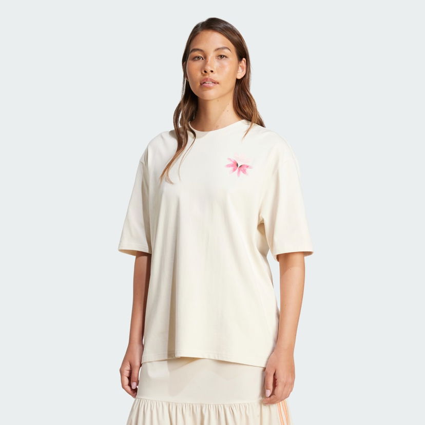 Majica adidas Originals adidas Originals Summer Glow Graphic T-Shirt Bež | KC0678