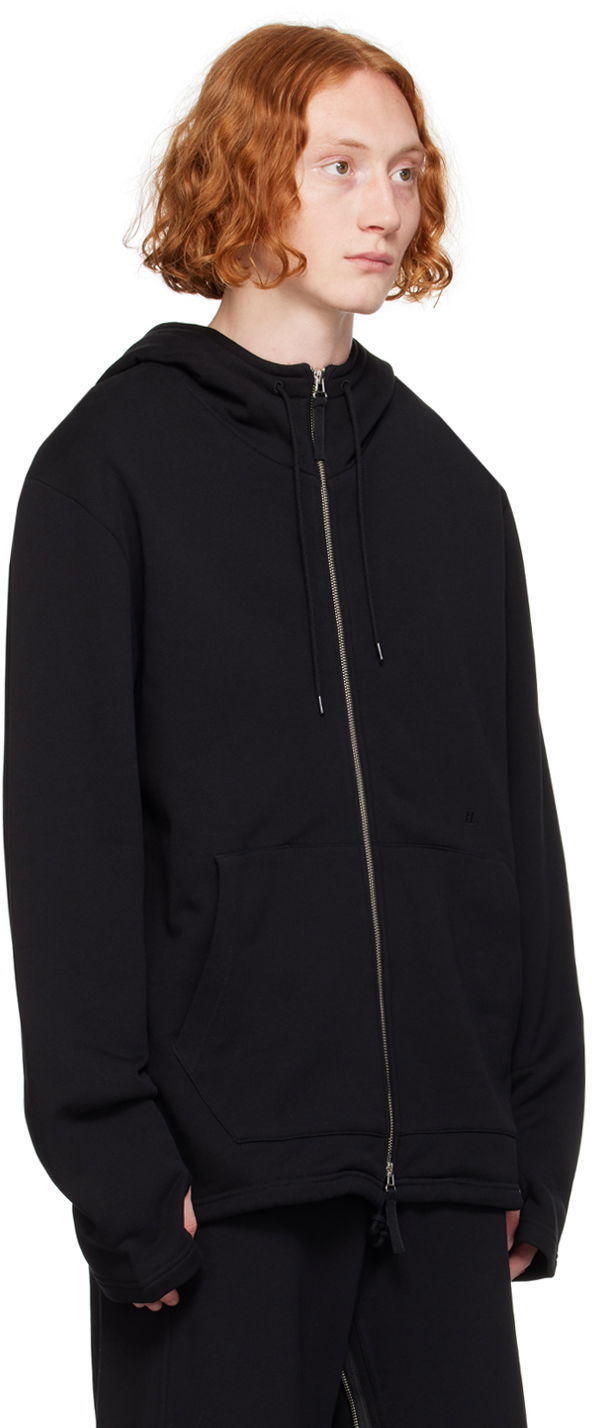 Pulover Helmut Lang Helmut Lang Zip-Up Hoodie Črna | O01HM505, 1