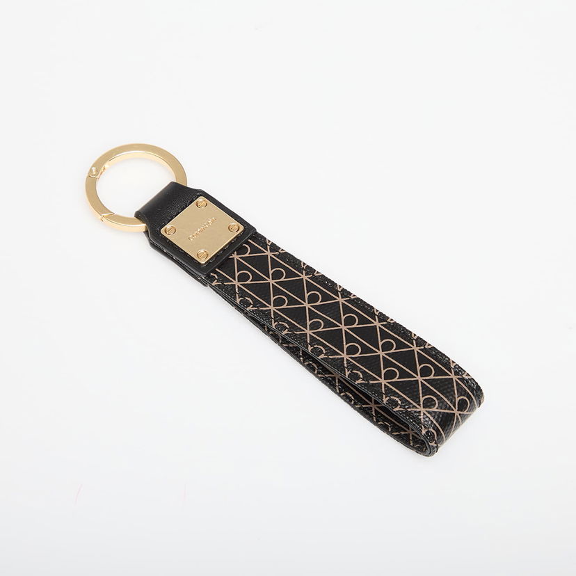 Obeski za ključe CALVIN KLEIN Calvin Klein Emblem Aop Key Fob Črna | LV04F1099G 2XA