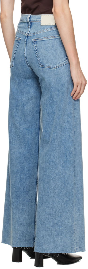 Kavbojke rag & bone Rag & Bone Sofie Wide-Leg Jeans Modra | WDD24S2952CLOT, 2