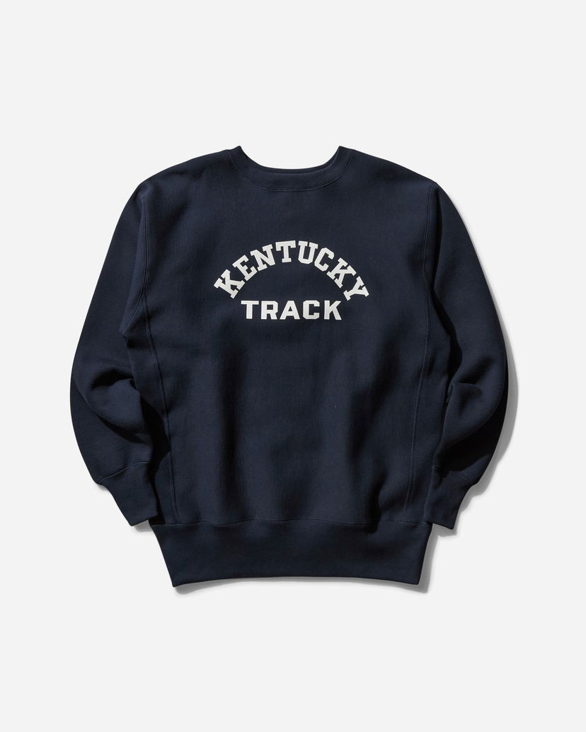 Pulover Champion Graphic Crewneck Sweatshirt Mornarica | C3Y019 X370