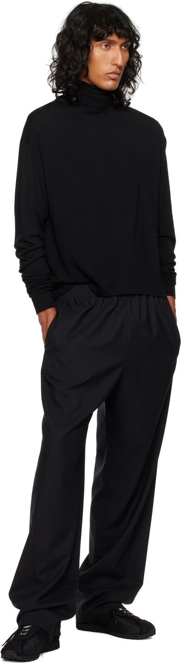Pleteni pulover The Row Turtleneck Long Sleeve Top Črna | 839-Y590, 3