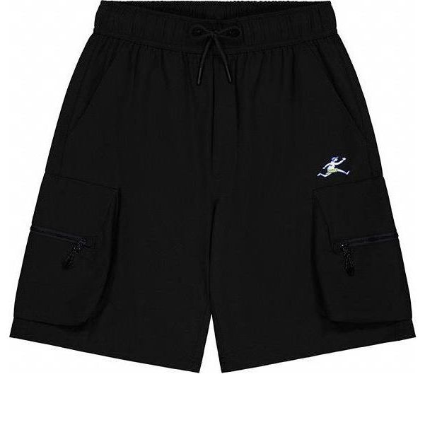 Kratke hlače New Balance Graphic Woven Cargo Shorts Črna | NVE26131-BK
