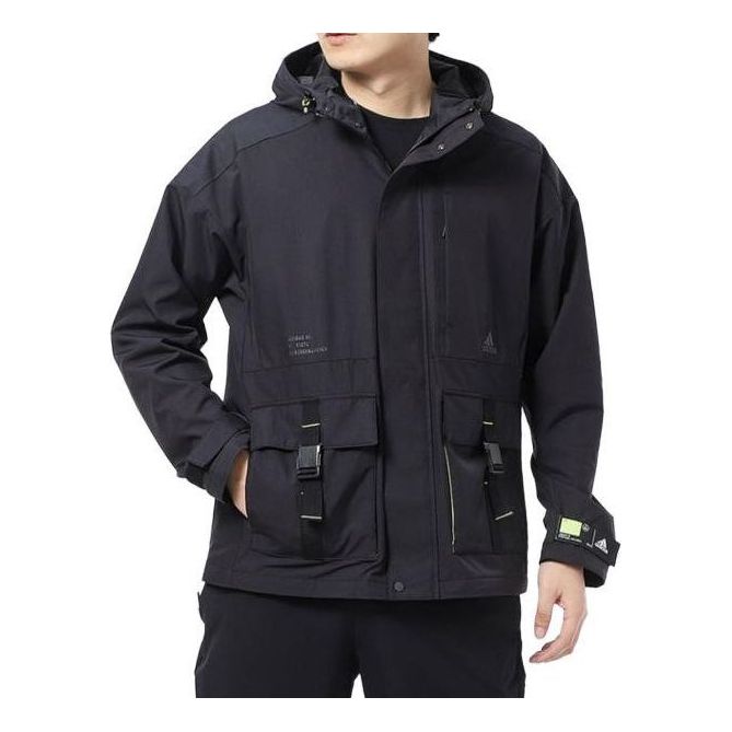 Parka adidas Originals Men's Hooded Woven Jacket Črna | GP0988