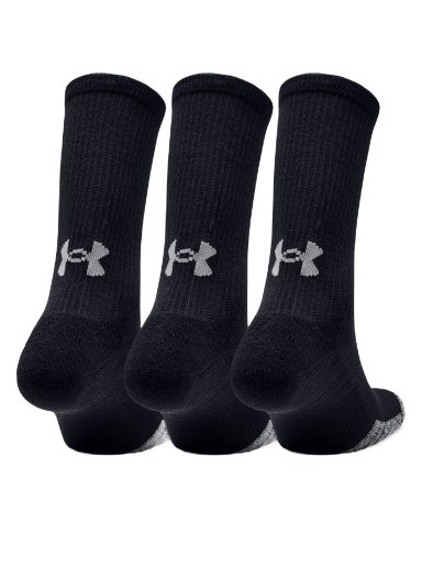 Nogavice Under Armour HeatGear Crew 3-pack Črna | 1346751-001