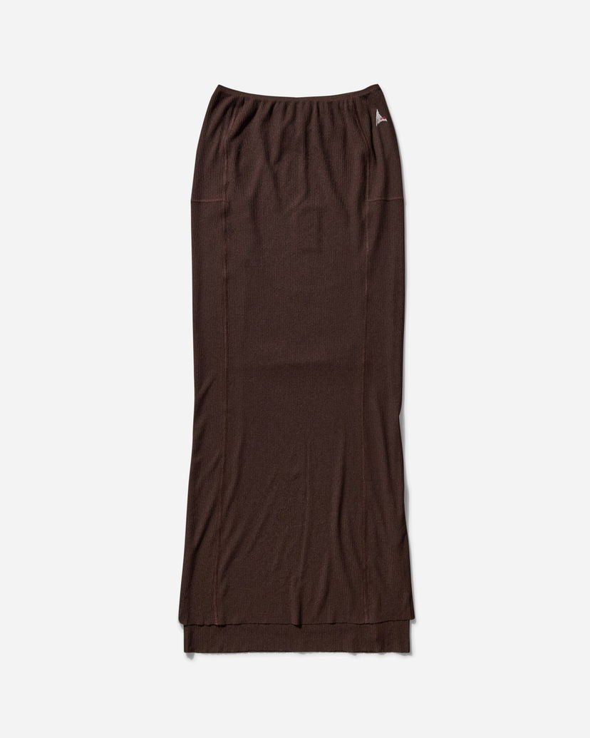 Krila ROA Mesh Long Skirt Rjava | RBWW017FA09 BRW0003