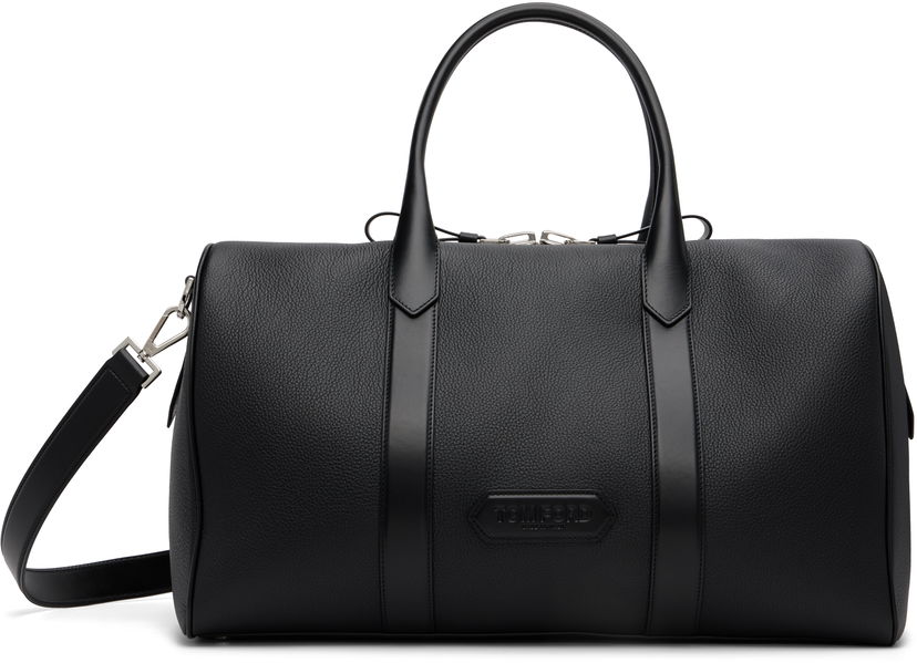 Potovalna torba Tom Ford Tom Ford Soft Grain Leather Duffle Bag Črna | H0677-LCL213S
