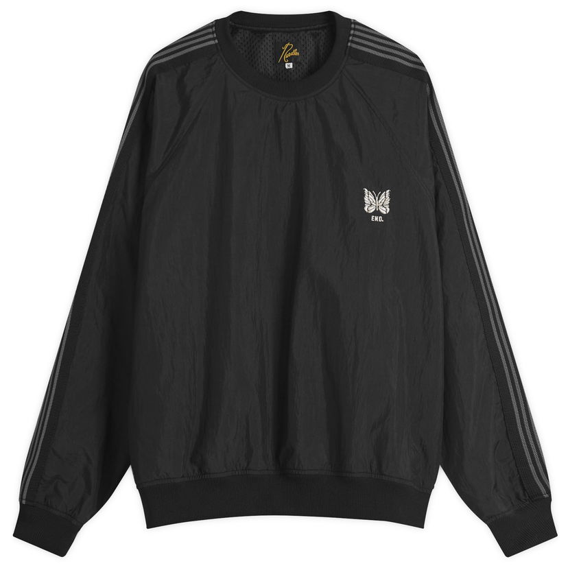 Pulover Needles END. x Needles Track Crew Neck Črna | QV1670