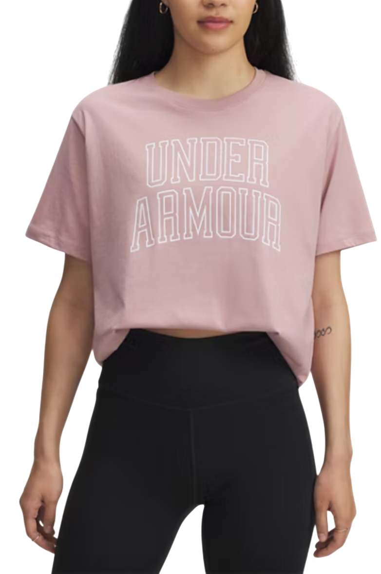 Majica Under Armour Under Armour Rival OS Campus T-Shirt Roza | 6007883-673