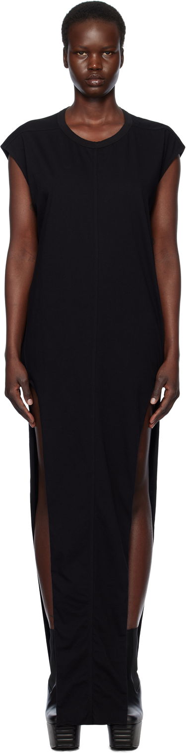 Obleke Rick Owens Rick Owens Hollywood Classic Arrowhead Maxi Dress Črna | RP01E7514 JA, 0