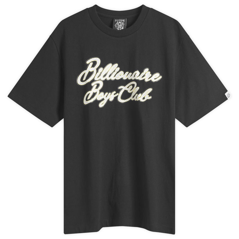 Majica BILLIONAIRE BOYS CLUB Diamond Script Logo T-Shirt, Size Large Črna | B25162-BLK