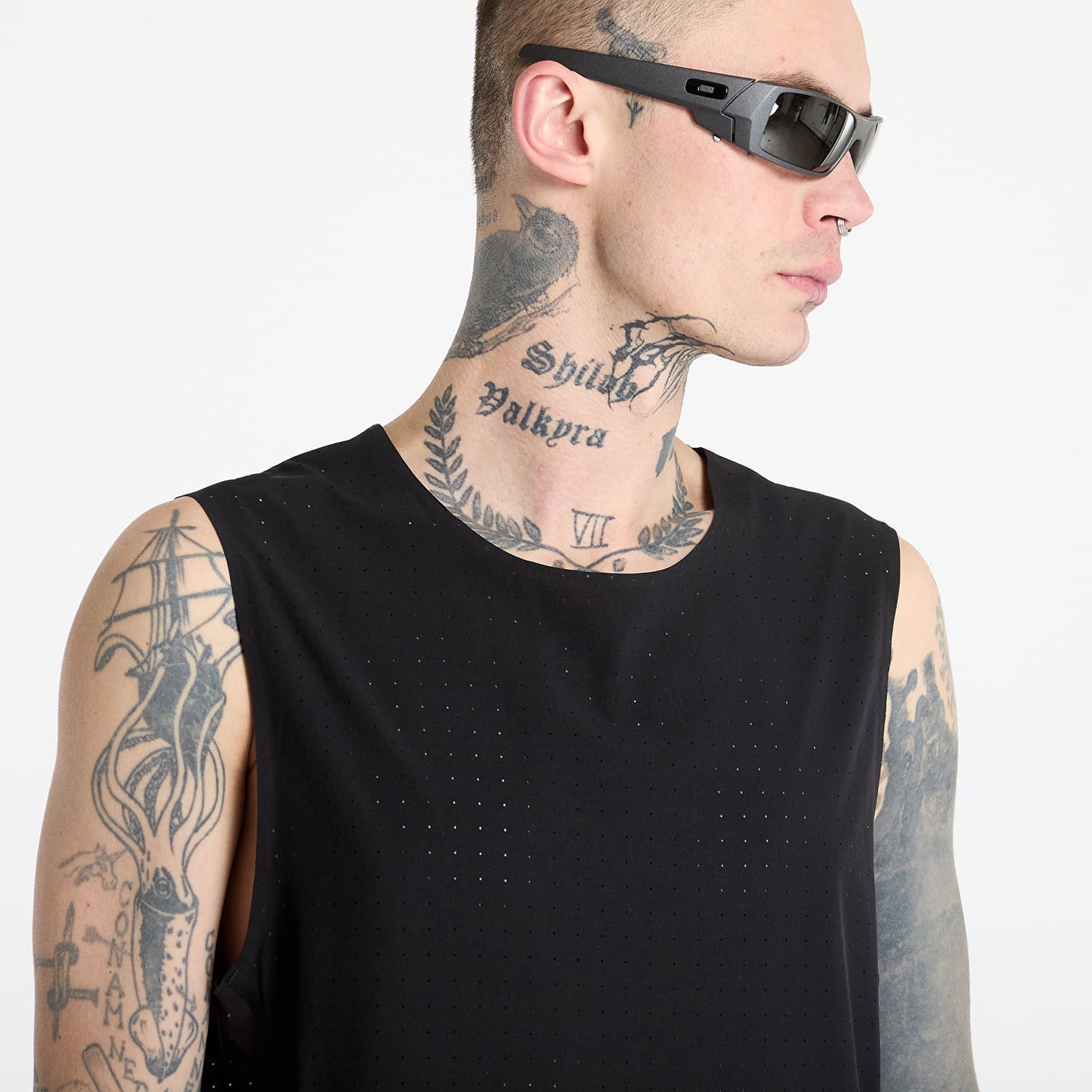 Majica brez rokavov Y-3 Y-3 Running Tank Top Črna | JN4885, 1