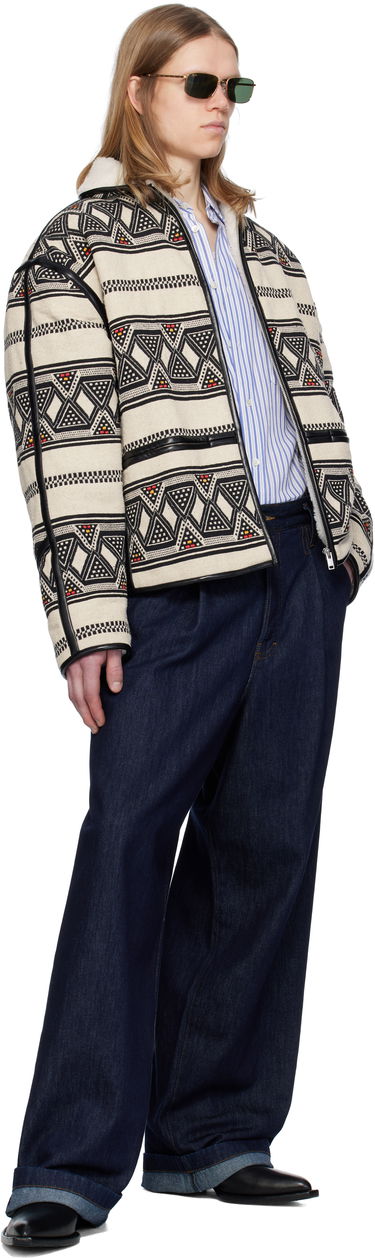 Jakna ISABEL MARANT Isabel Marant Nelkis Patterned Jacket Bež | 25PVE0274HB-C1D03H, 3