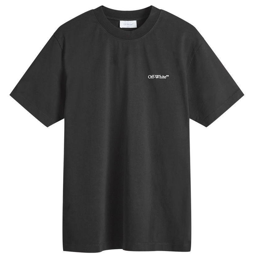 Majica Off-White Windy Arrow Slim T-Shirt Črna | OMAA027F24JER0041001