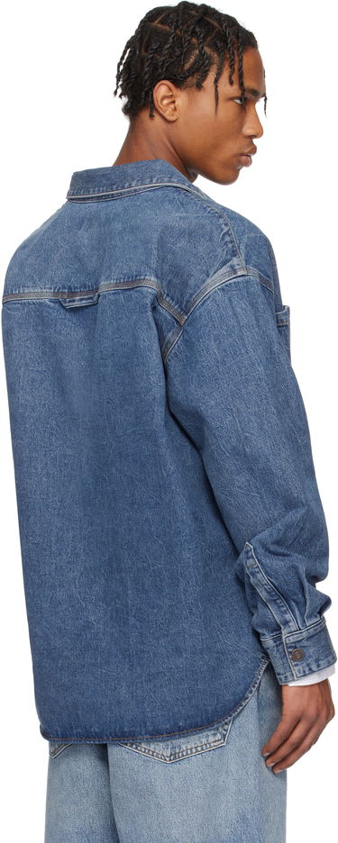 Srajce AGOLDE AGOLDE Atticus Denim Jacket Modra | A4031-1206, 2