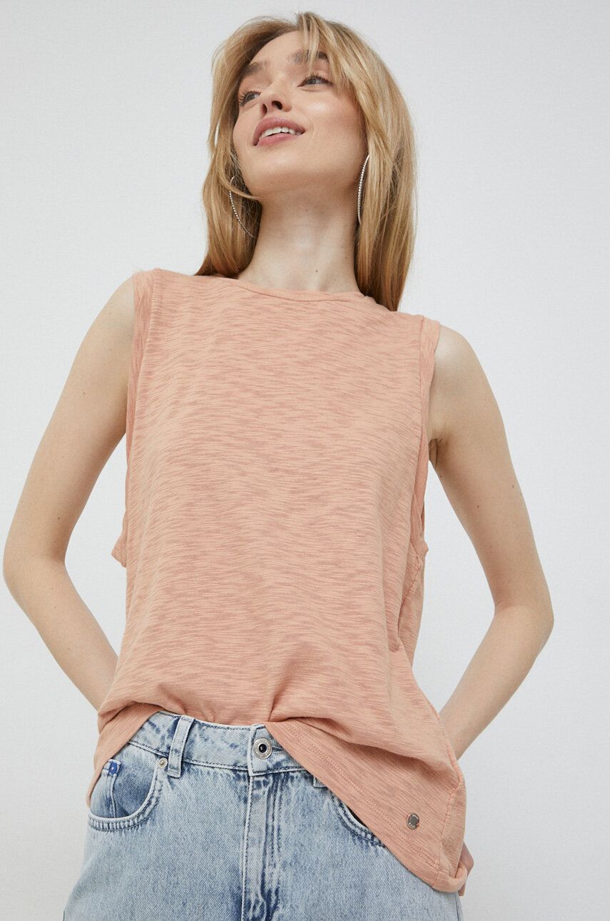 Majica brez rokavov Roxy On The Shoreline Vest Top Oranžna | ERJKT03980, 0