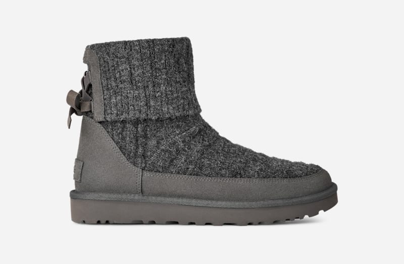 Superge in čevlji UGG Classic Mini Cabelle Knit Boot Siva | 1174578-MNGRY, 0