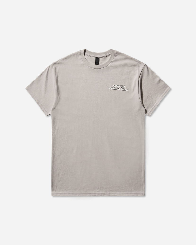 Majica Slam Jam Andre Thompson 'Stay Jam Chaos & Order' Crewneck T-Shirt Bež | SJANDRETEE2 GRY