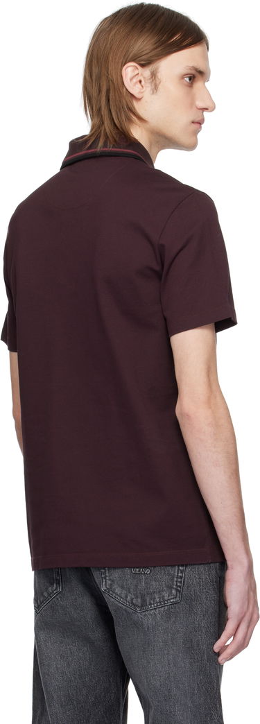Polo majica Versace Versace Piqué Polo Bordo | 1015808_1A11072, 2