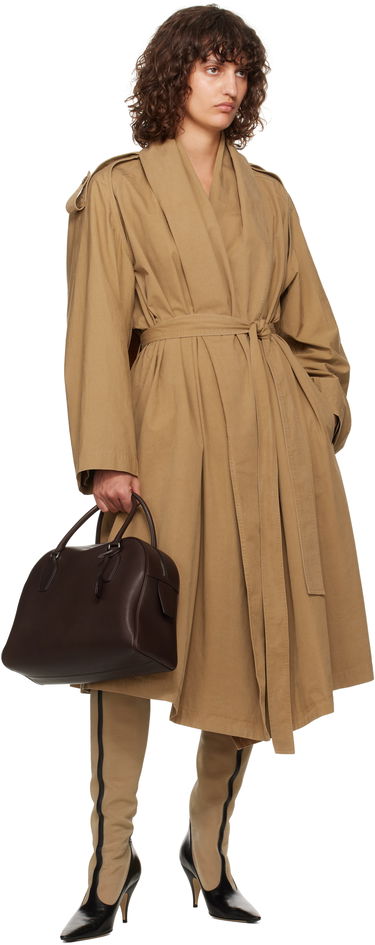 Potovalna torba The Row The Row India 12.00 Leather Handbag Rjava | W1595-L72, 3