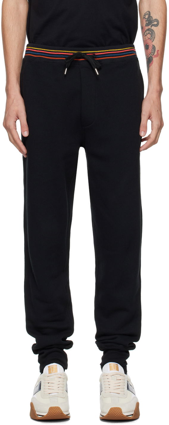 Trenirka Paul Smith Paul Smith Artist Stripe Sweatpants Črna | M1A-373M-AU807-79