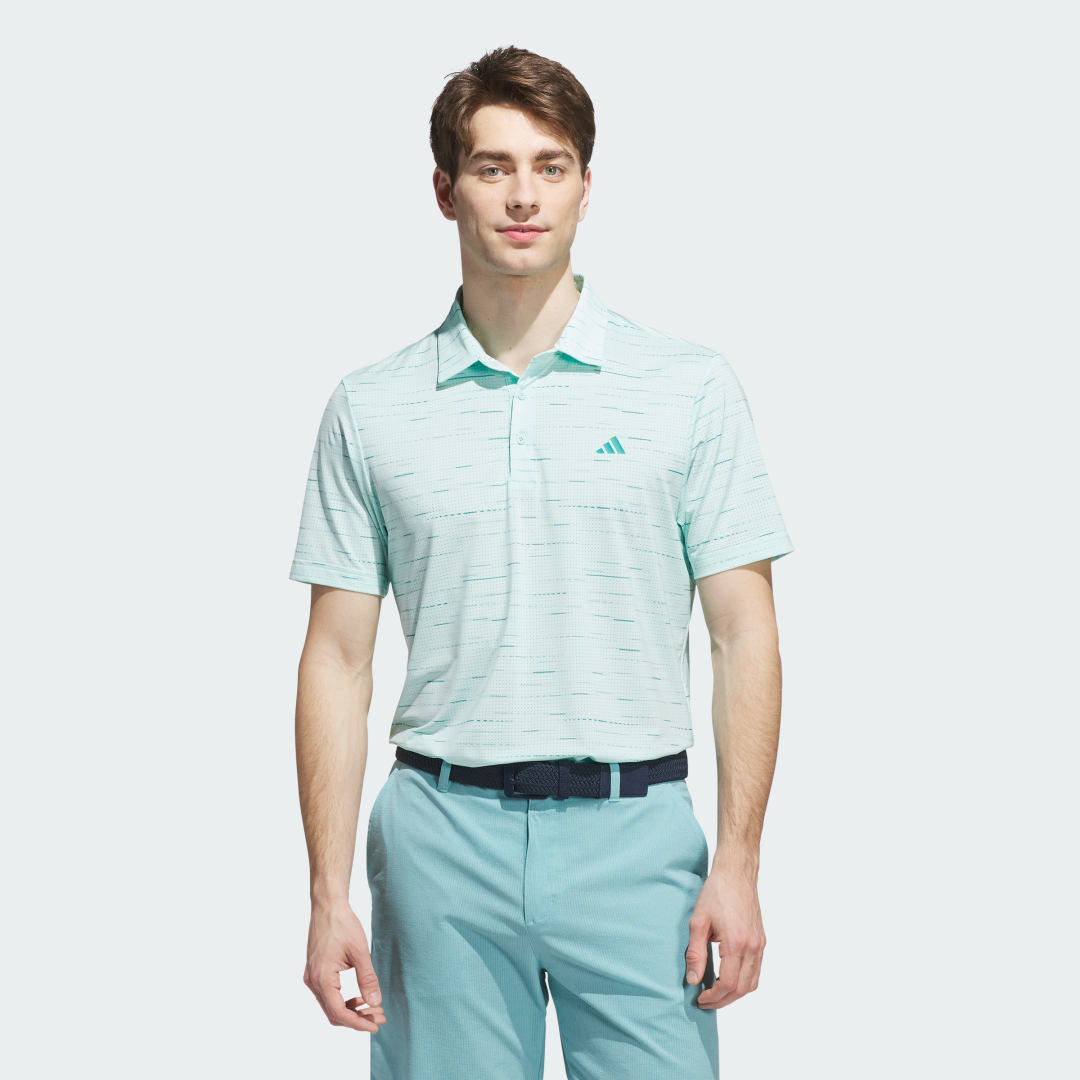 Polo majica adidas Performance Ultimate365 Patterned Mesh Polo Turkizna | KA7908, 0