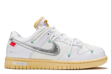 Superge in čevlji Nike Off-White x Dunk Low "Lot 01 of 50" Bela | DM1602-127, 0
