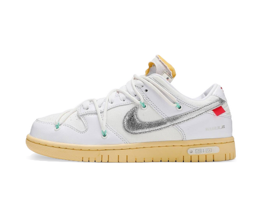 Superge in čevlji Nike Off-White x Dunk Low "Lot 01 of 50" Bela | DM1602-127