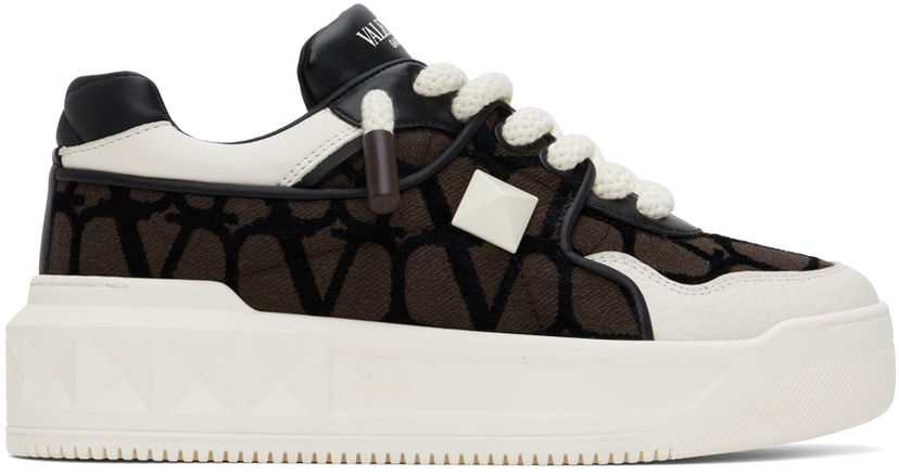 Superge in čevlji Valentino Valentino Garavani One Stud XL Low-Top Rjava | 5Y2S0G37IFF