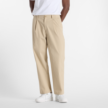 Hlače New Balance New Balance MP51563SOT Pleated Trousers Bež | NBMP51563SOT, 0