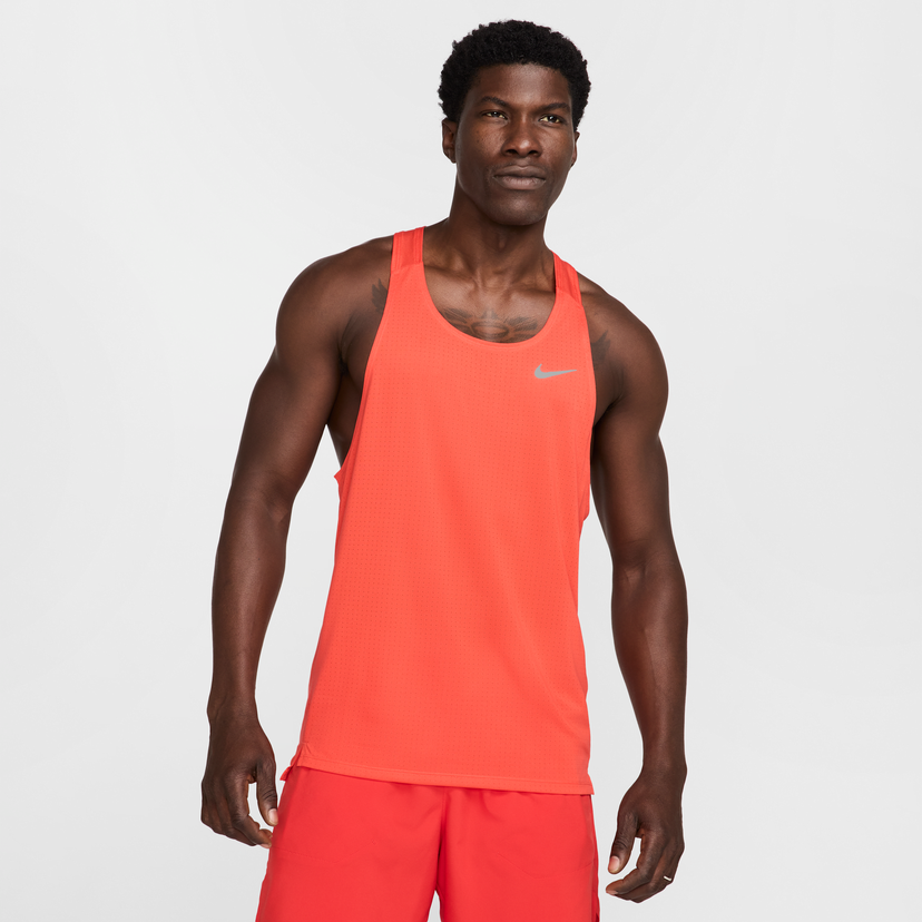 Majica brez rokavov Nike Dri-FIT Fast Running Tank Top Rdeča | FN4229-696