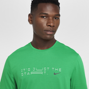 Majica Nike Green Running T-Shirt Zelena | hf0904-324, 3