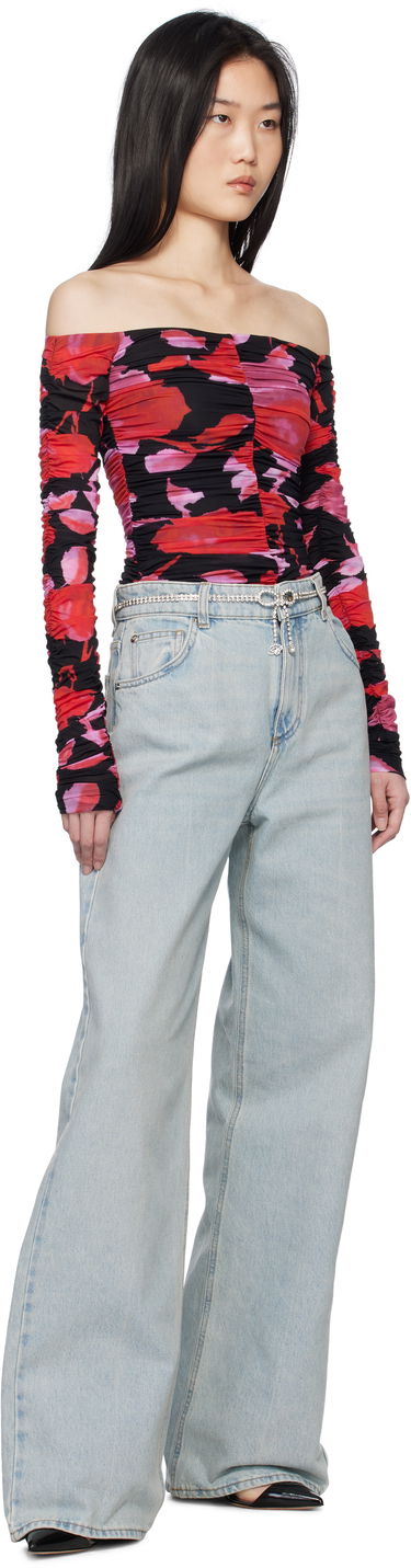 Pasovi Blumarine Blumarine Rhinestone Bow Belt Kovinski | P522W306A, 2