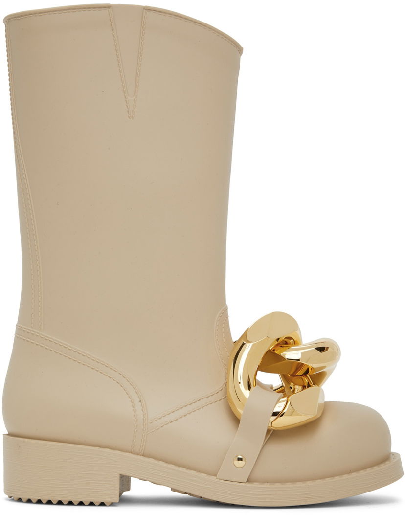 Ogrlica JW Anderson Beige High Chain Rubber Boots Bež | ANW39002A 16053