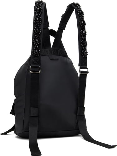 Nahrbtnik Simone Rocha Simone Rocha Beaded Utility Bow Backpack Črna | BAG179TB-M 0761, 2