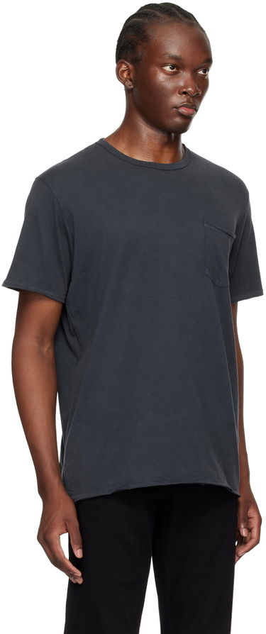 Majica rag & bone Miles Pocket T-Shirt Bela | MBC21PT0236N23, 4
