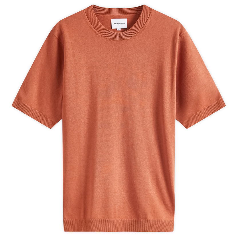 Majica NORSE PROJECTS Rhys Knitted Oranžna | N45-0600-5046